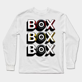 Box Box Box - Formula 1 tires design Long Sleeve T-Shirt